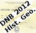 DNB 2012 Histoire Geo