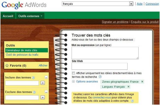 Générateur Google AdWords