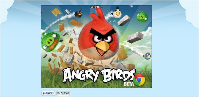 Angry Birds Google Chrome