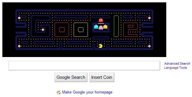 Pacman Google Online