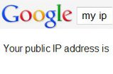 Google connaitre son IP
