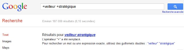 operateur Google plus