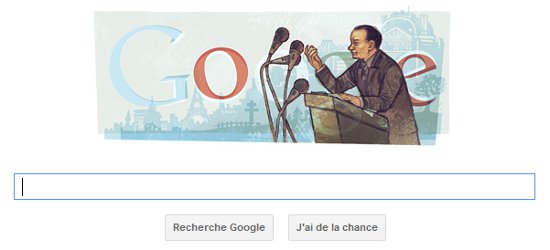 Andre Malraux Doodle Google
