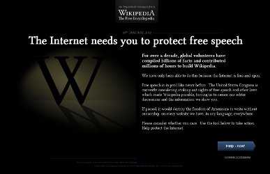 SOPA Wikipedia