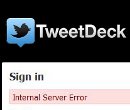 TweetDeck erreur