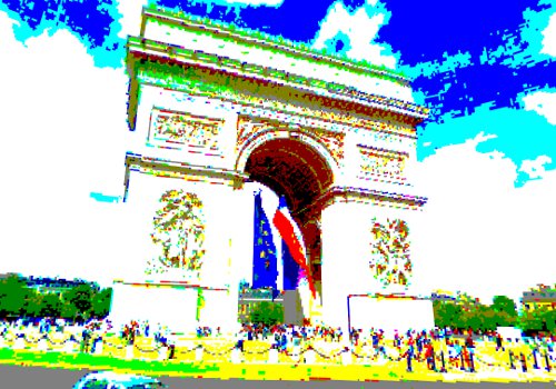 Arc de Triomphe google maps quest