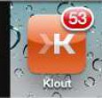 Klout iPhone