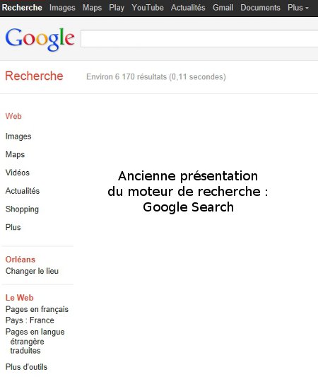 Google ancien design